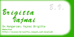 brigitta vajnai business card